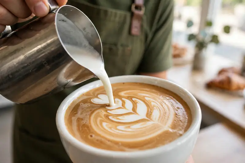 Almond milk vs oat milk coffee