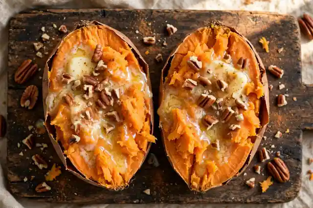 Sweet Potato Nutrition 1 Baked sweet potato halves