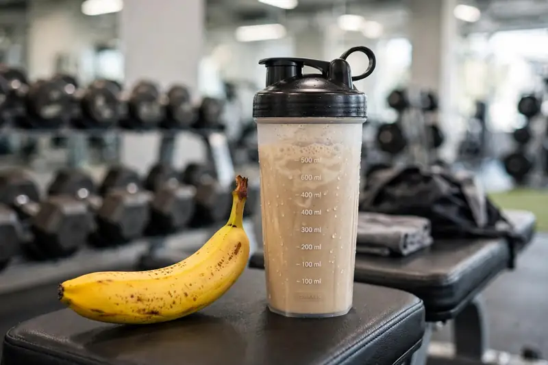 Banana gym snack
