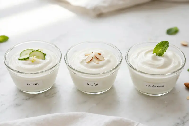 Greek yogurt varieties compared