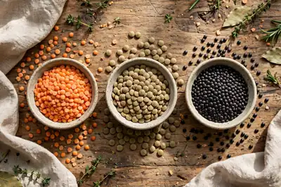 Lentils protein varieties