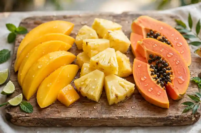 Mango and other tropical fruits