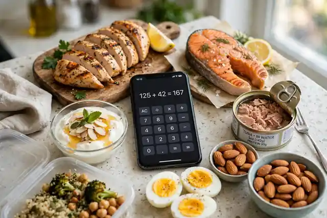 Protein calculator foods