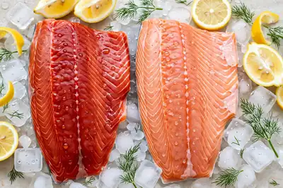 Salmon protein comparison