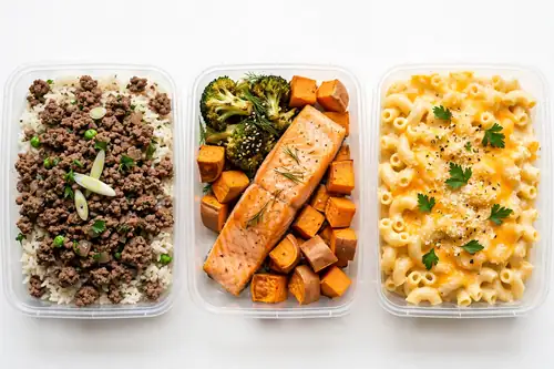 Weight gain foods meal prep