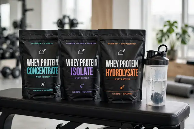 Whey protein types